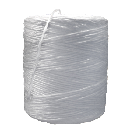 1-Ply, 110 lb, White  Polypropylene Tying Twine