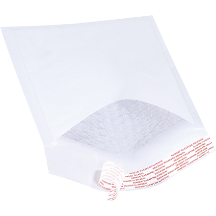 6 x 10" White (25 Pack) #0 Self-Seal Bubble Mailers