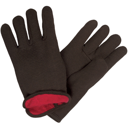 Lined Jersey Cotton Gloves - Large