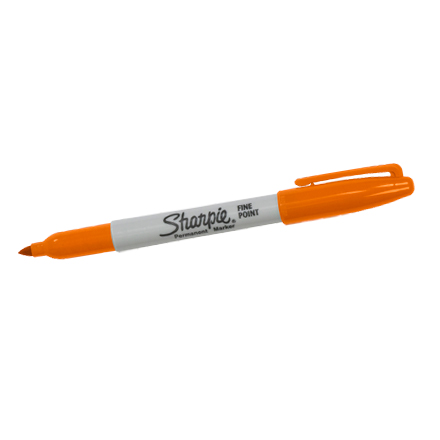 Orange Sharpie<span class='rtm'>®</span> Fine Point Markers
