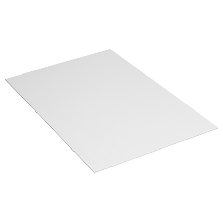 48 x 48" White Plastic Corrugated Sheets