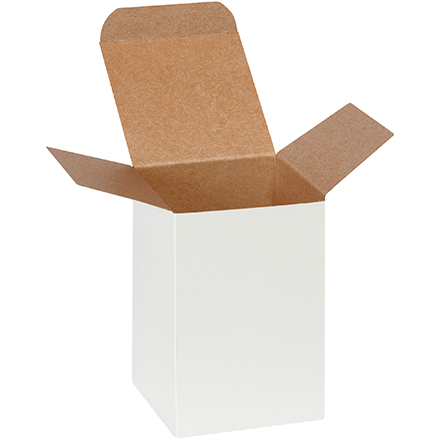 4 x 4 x 6" White Reverse Tuck Folding Cartons
