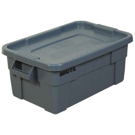 28 x 18 x 11" Gray Brute<span class='rtm'>®</span> Totes with Lid