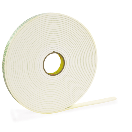 1/2" x 36 yds. (1 Pack) 3M<span class='tm'>™</span> 4466 Double Sided Foam Tape