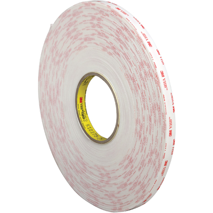 1/2" x 5 yds. White 3M<span class='tm'>™</span> 4945 VHB<span class='tm'>™</span> Tape